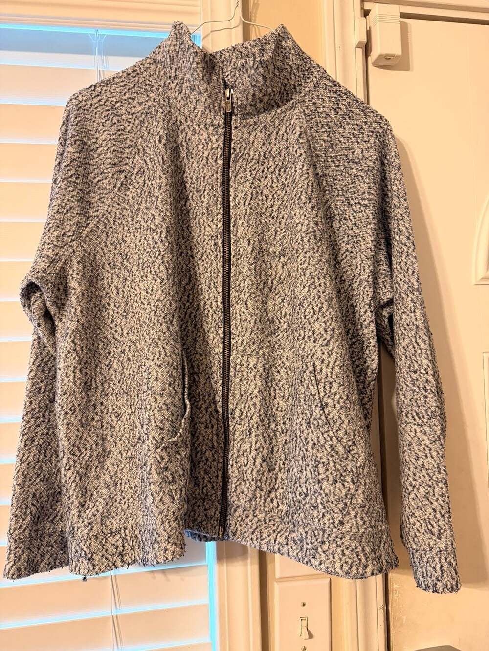 L.L. Bean Full-Zip Heathered Fleece Jacket Plus Size 1X